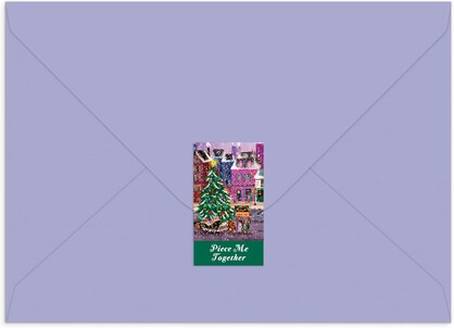 Joy Laforme Christmas Square Greeting Card Puzzle