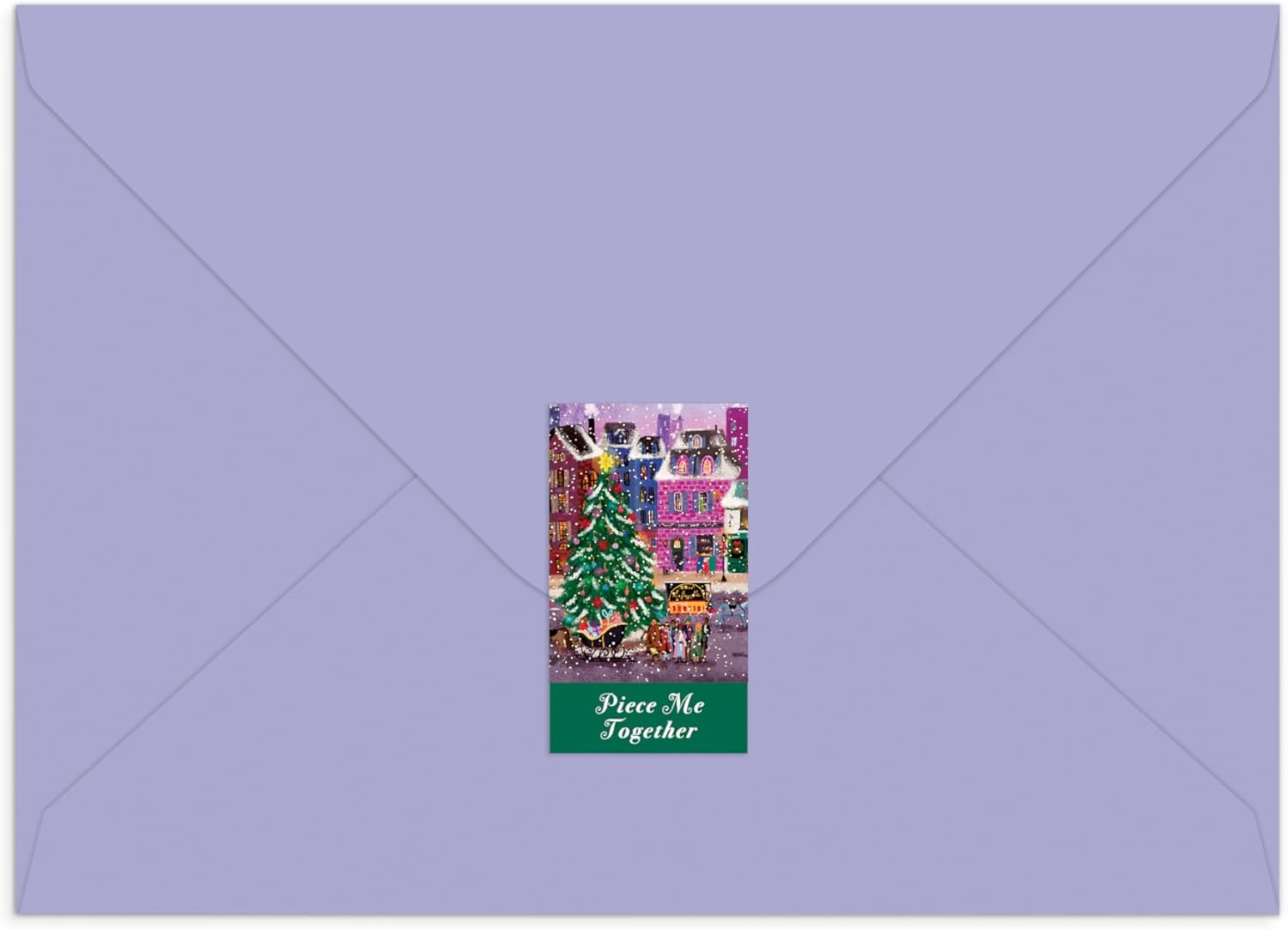 Joy Laforme Christmas Square Greeting Card Puzzle