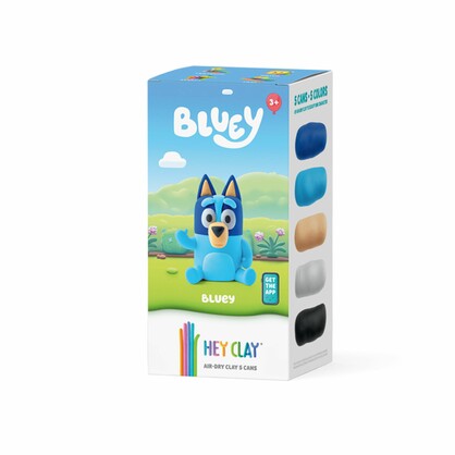 HEY CLAY - Bluey, Series Collections, 5 cans