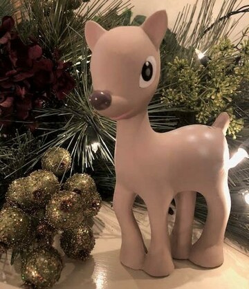 Tikiri Ralphie the Reindeer, Rattle and Bath toy - GIFT BOX