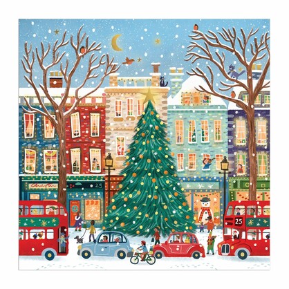 Tinsel City, 500 Piece Foil Puzzle