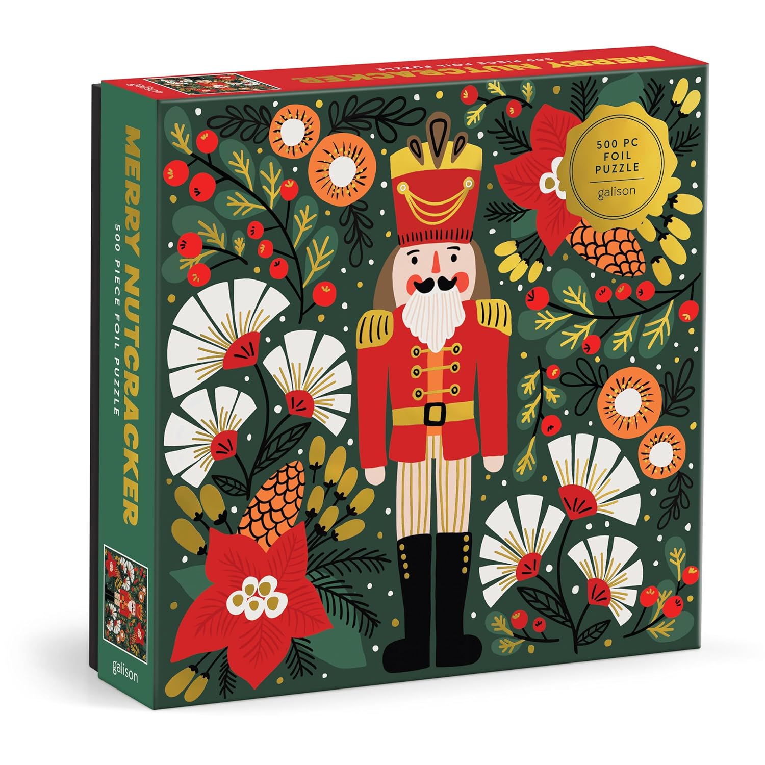 Merry Nutcracker, 500 Piece Foil Puzzle
