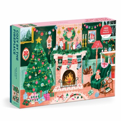 Cozy by the Fireplace, 1000 Piece Puzzle