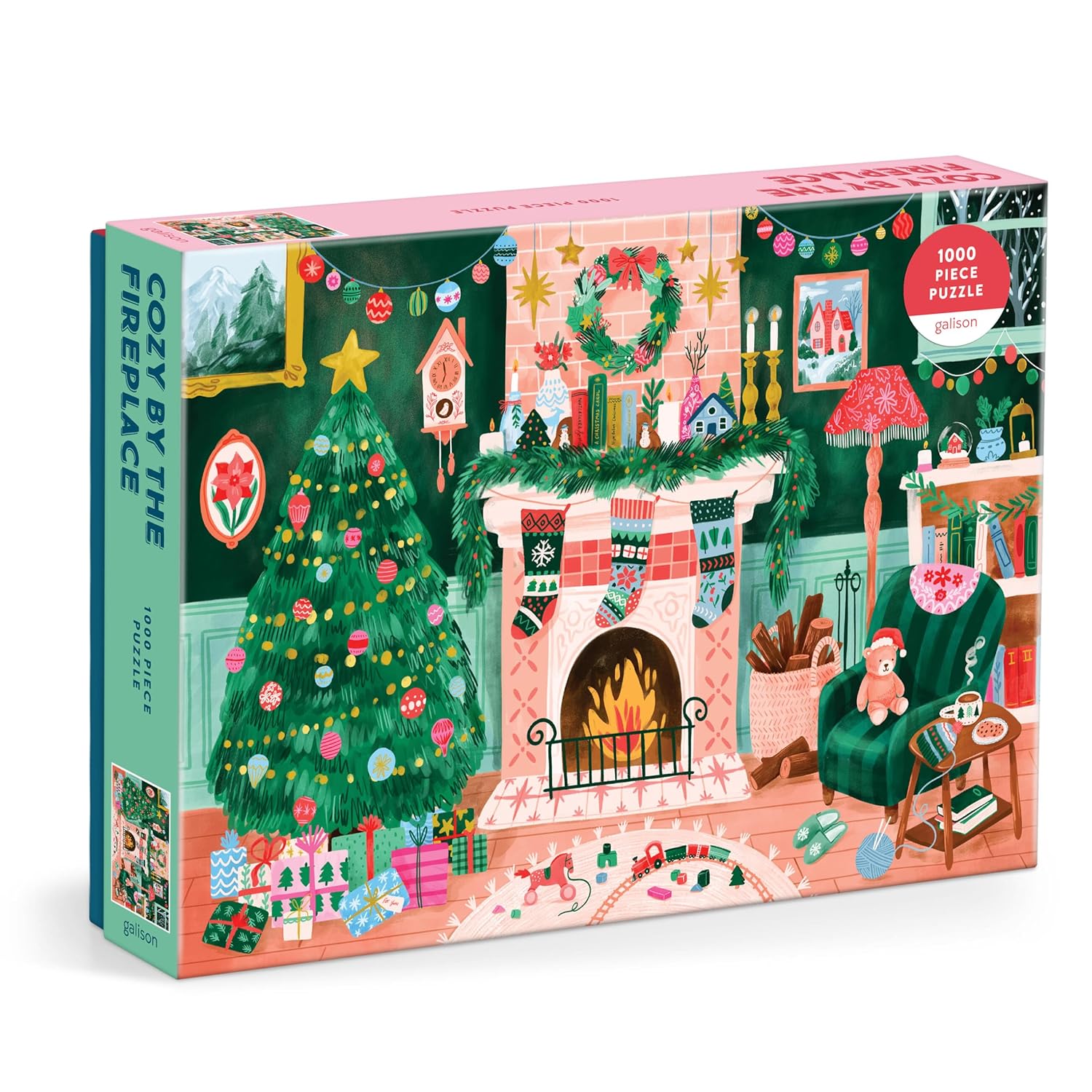 Cozy by the Fireplace, 1000 Piece Puzzle