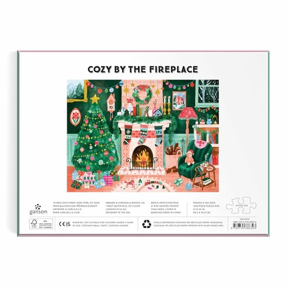 Cozy by the Fireplace, 1000 Piece Puzzle
