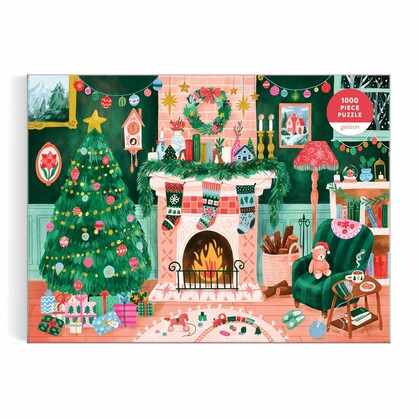 Cozy by the Fireplace, 1000 Piece Puzzle