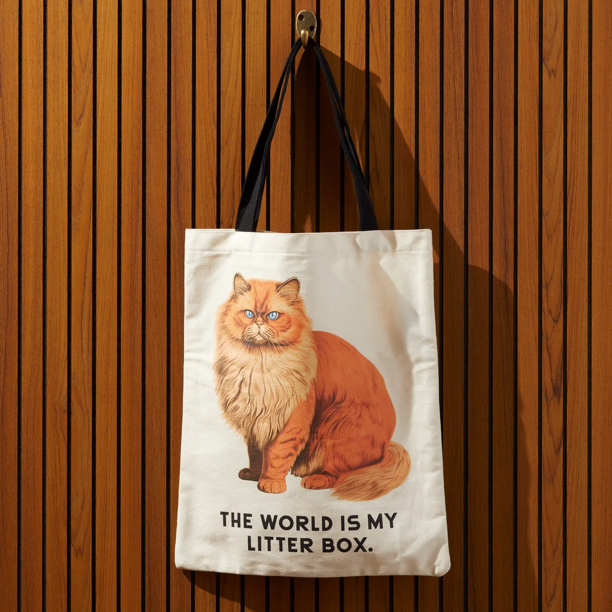 Moody Cats Canvas Tote Bag