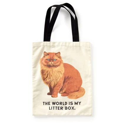 Moody Cats Canvas Tote Bag