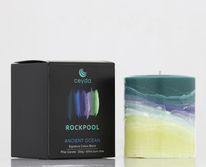 Rockpool - Ocean Scented Pillar Candle