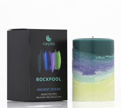 Rockpool - Ocean Scented Pillar Candle