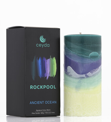 Rockpool - Ocean Scented Pillar Candle