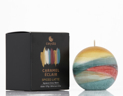 Caramel Éclair - Spiced Latte Scented Pillar Candle