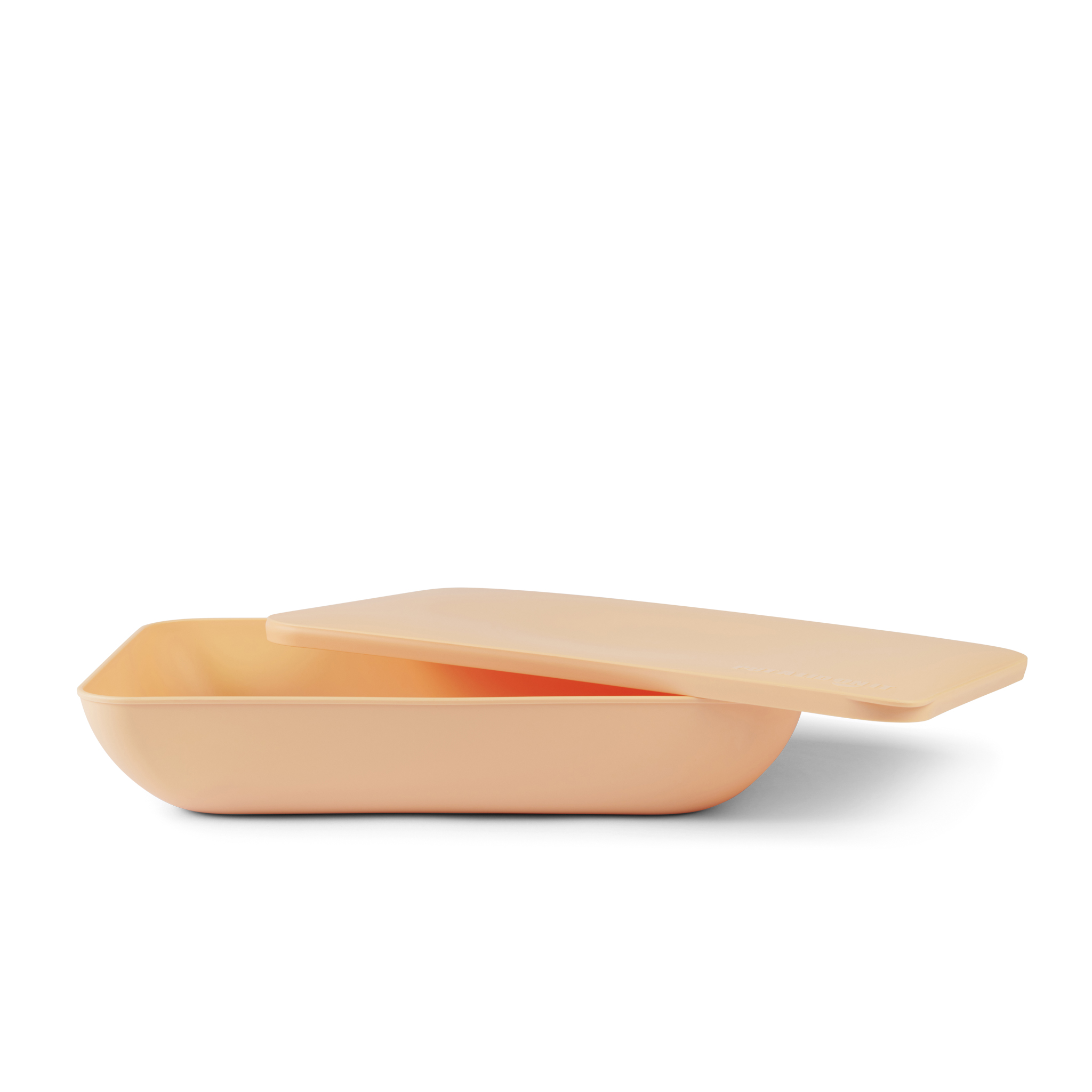 Serving platter with a lid — the rectangle