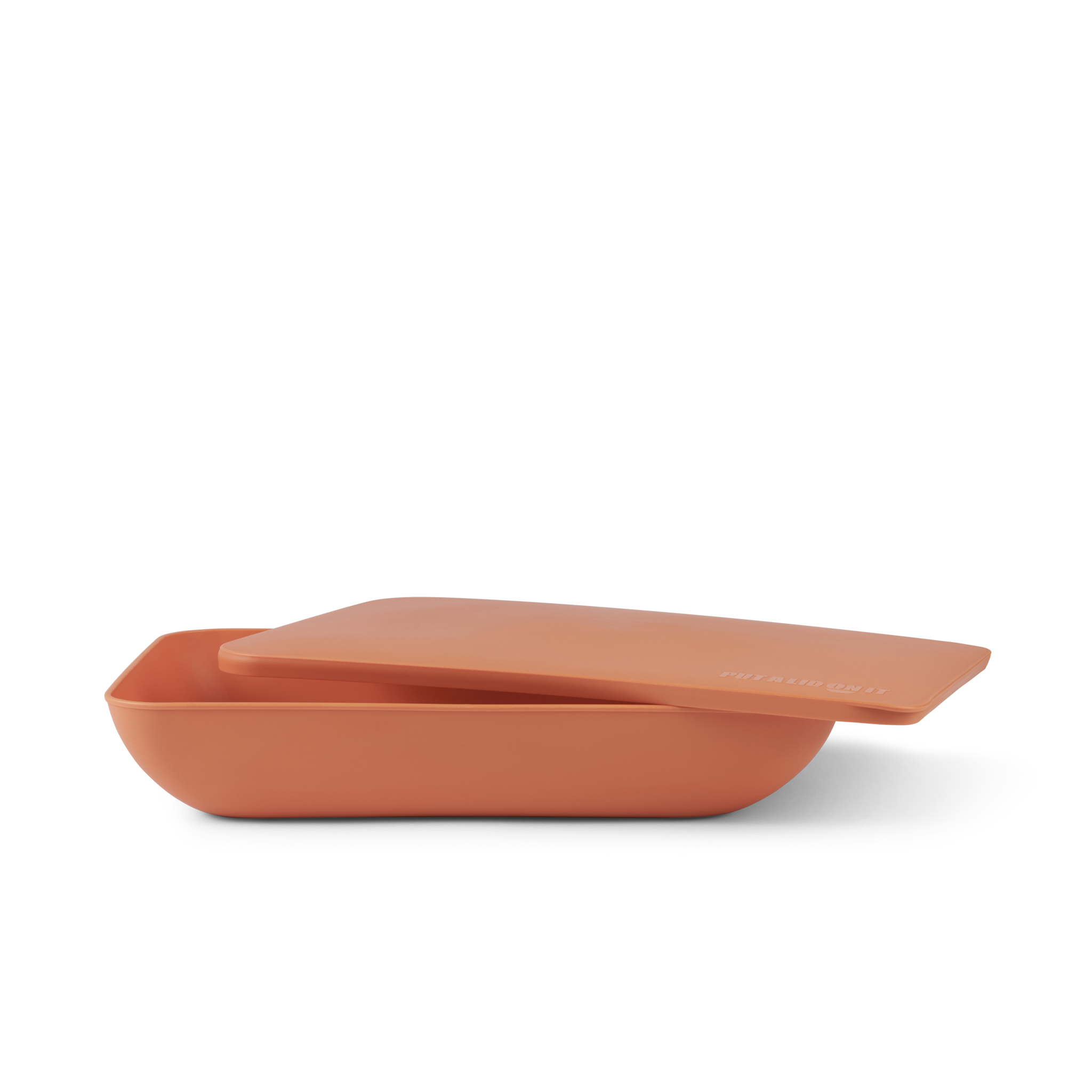 Serving platter with a lid — the rectangle