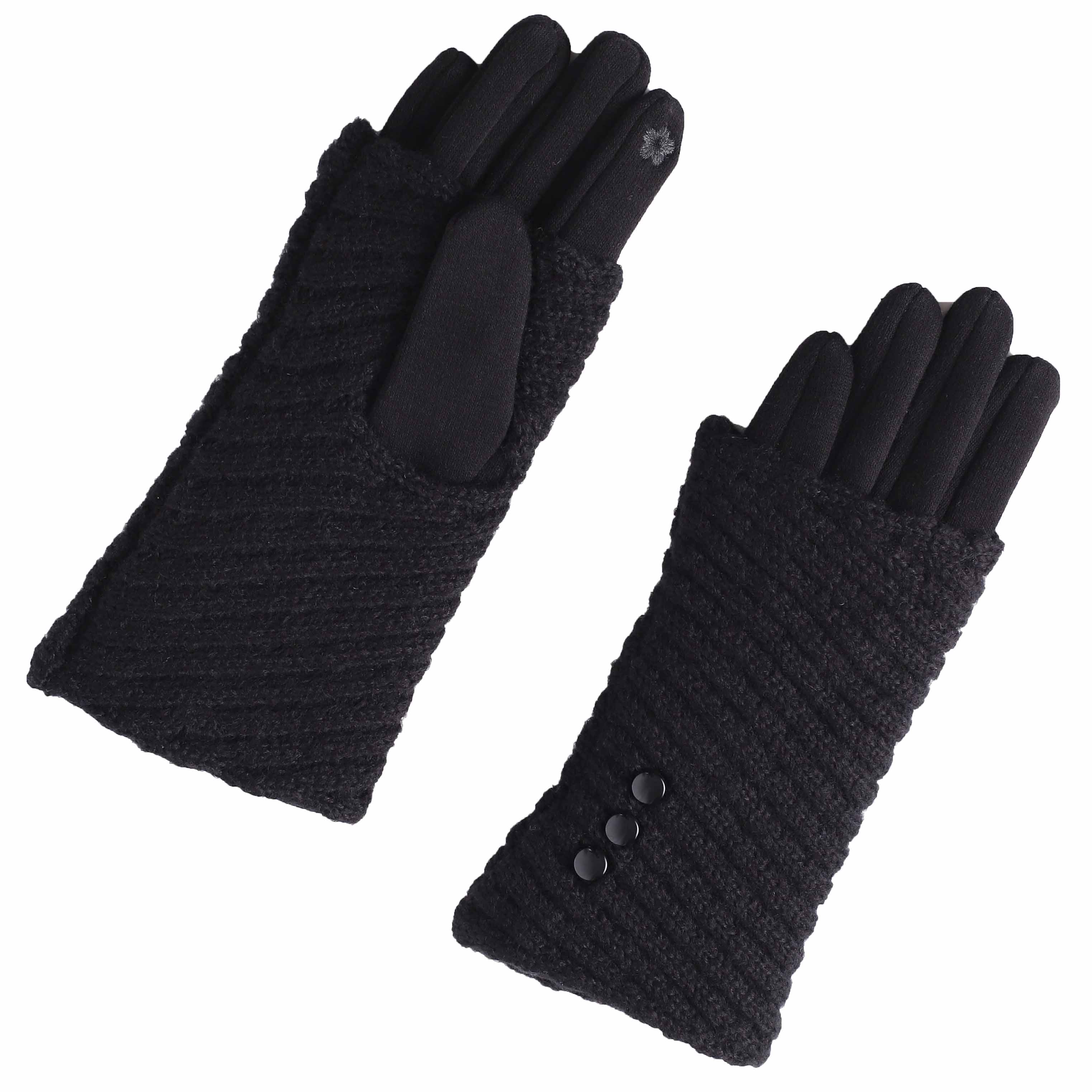 DG24 Black 2-in-One Gloves