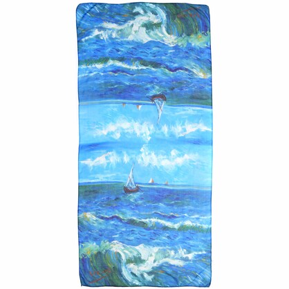 TS7  Van Gogh 'Seascape' Scarf
