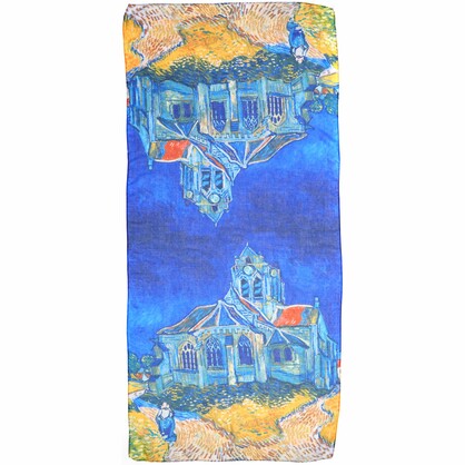 TS8  Van Gogh 'The Church at Auvers' Scarf