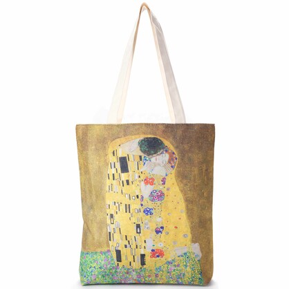 TA1  Klimt 'The Kiss' Tote Bag