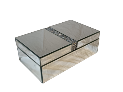ZC1 - Mirror box with stripe glitter inlay