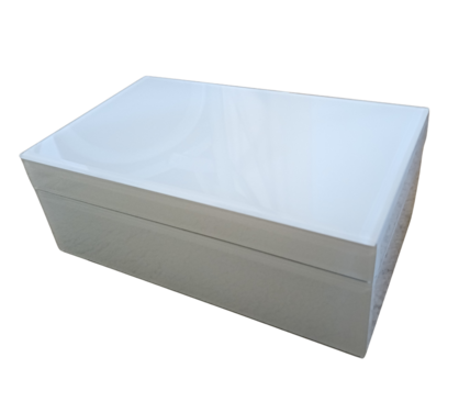 ZC5 White sleek Jewellery box