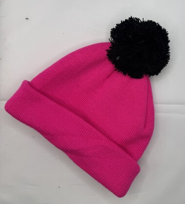 Pink Fluro Beanie