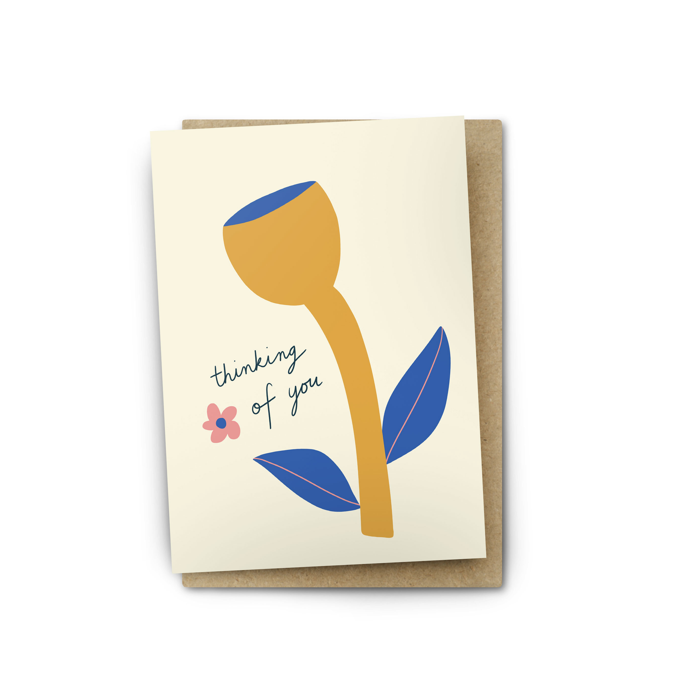 Thinking of You - Caring Flower Greeting Card