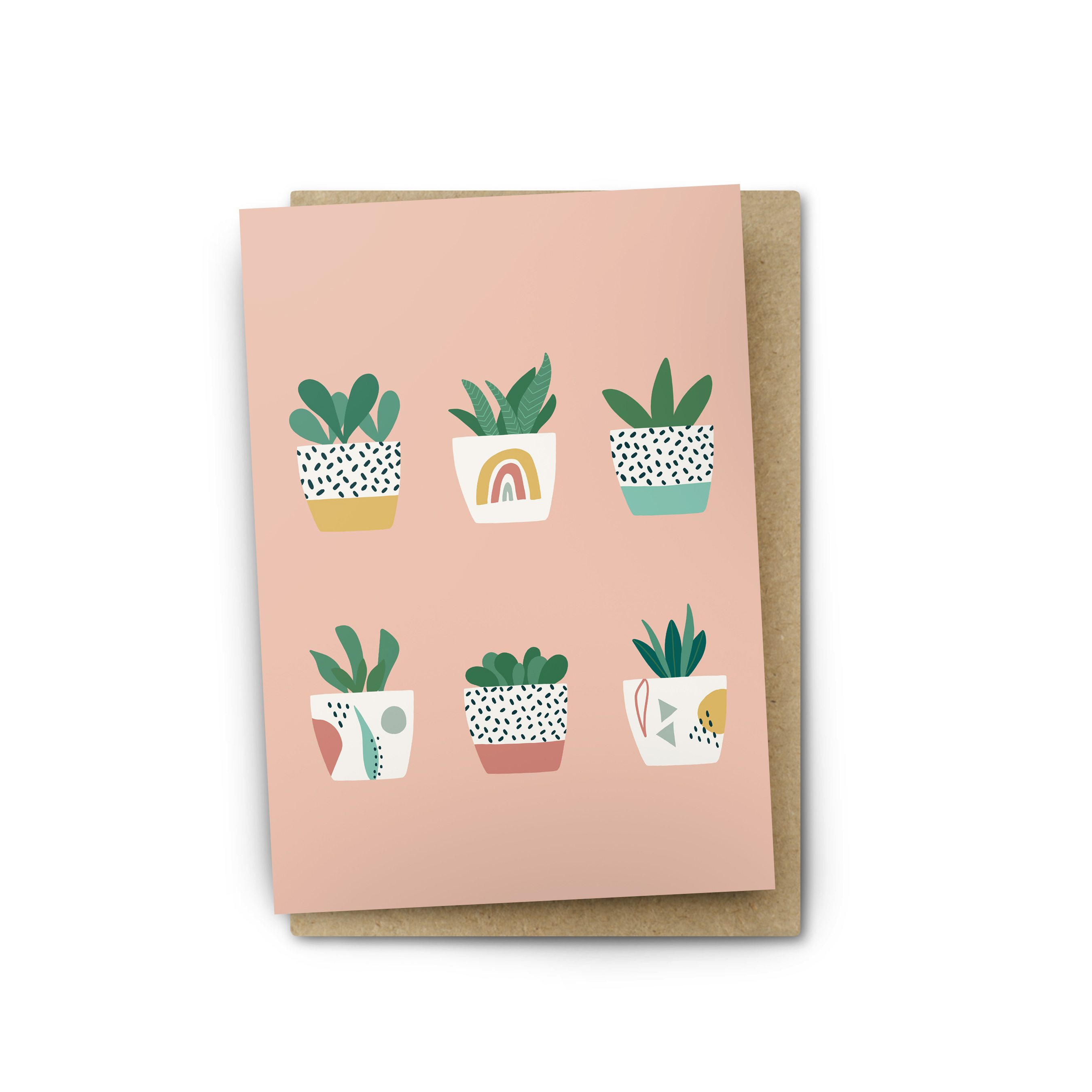 Mini Pots Greeting Card
