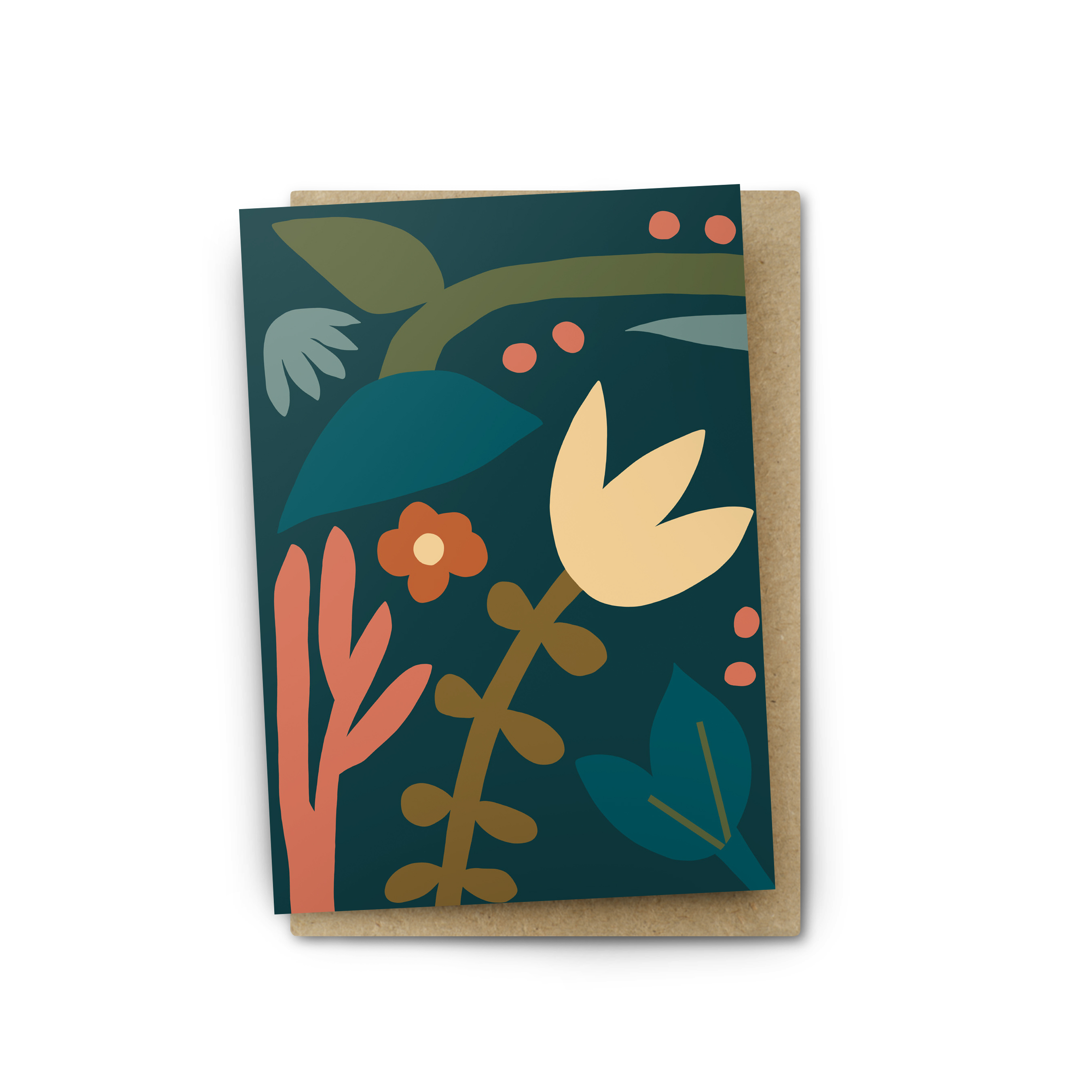 Night Garden Greeting Card