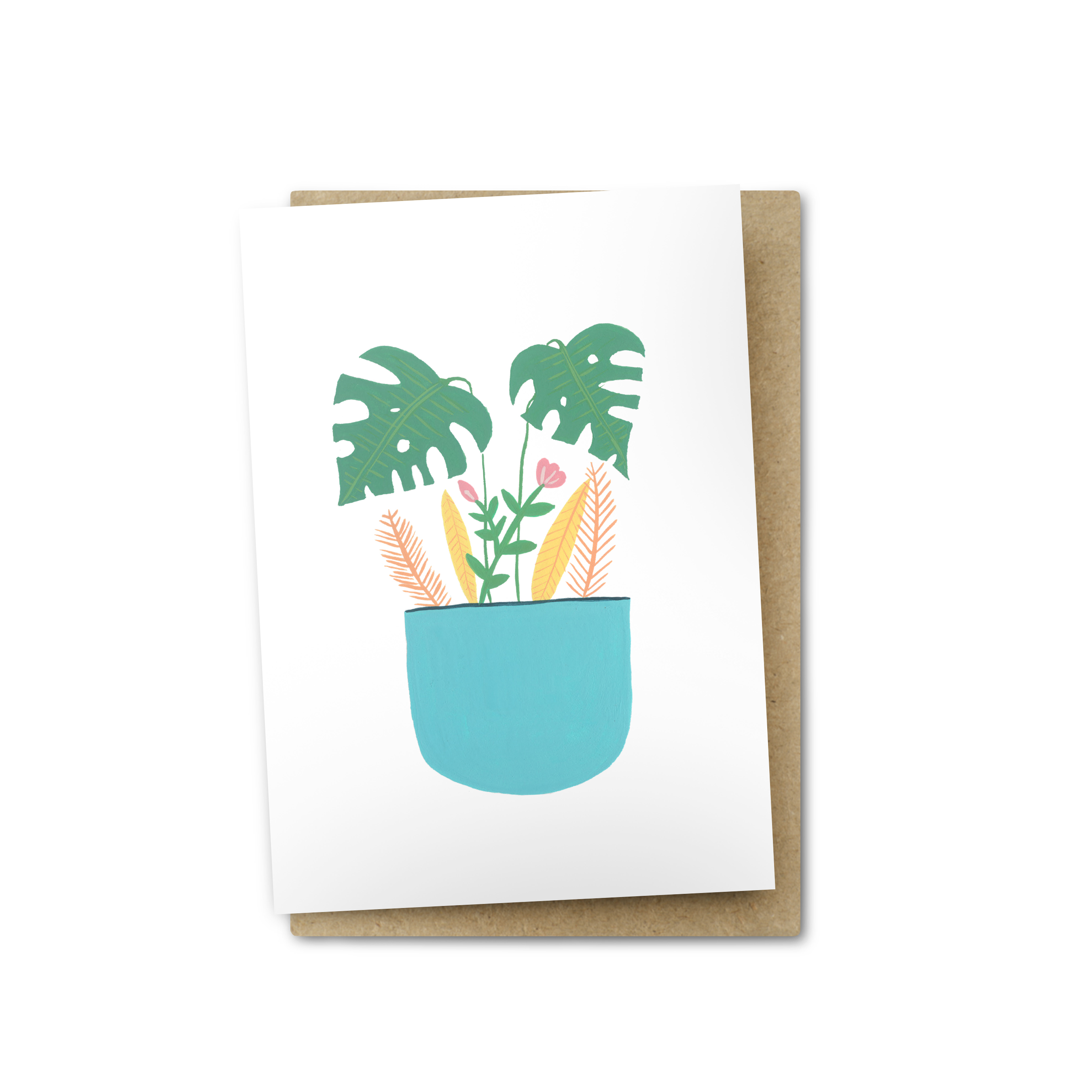 Monstera Greeting Card