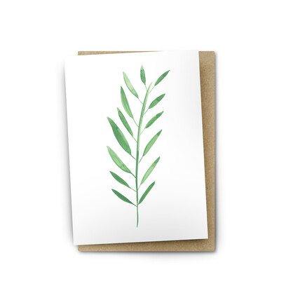 Leaves Greeting Card