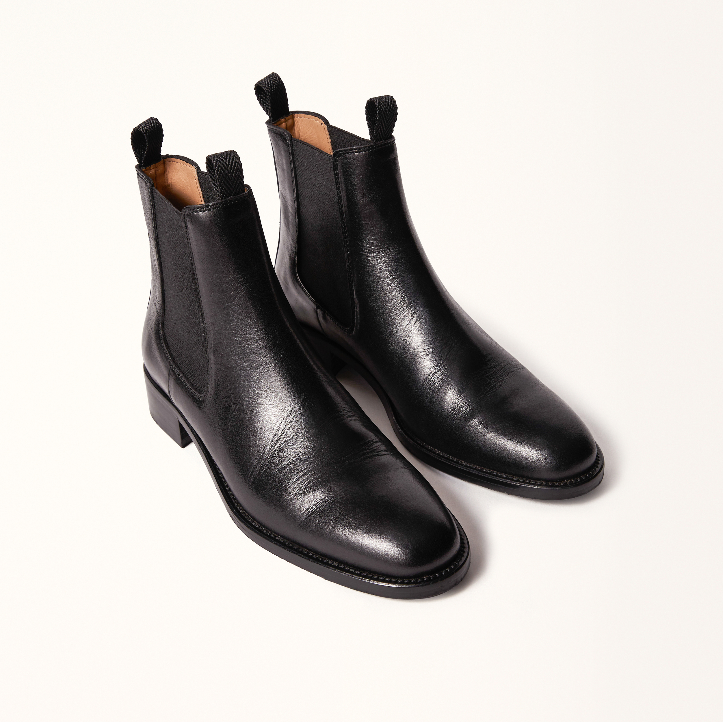 Oak Boot - Black Leather