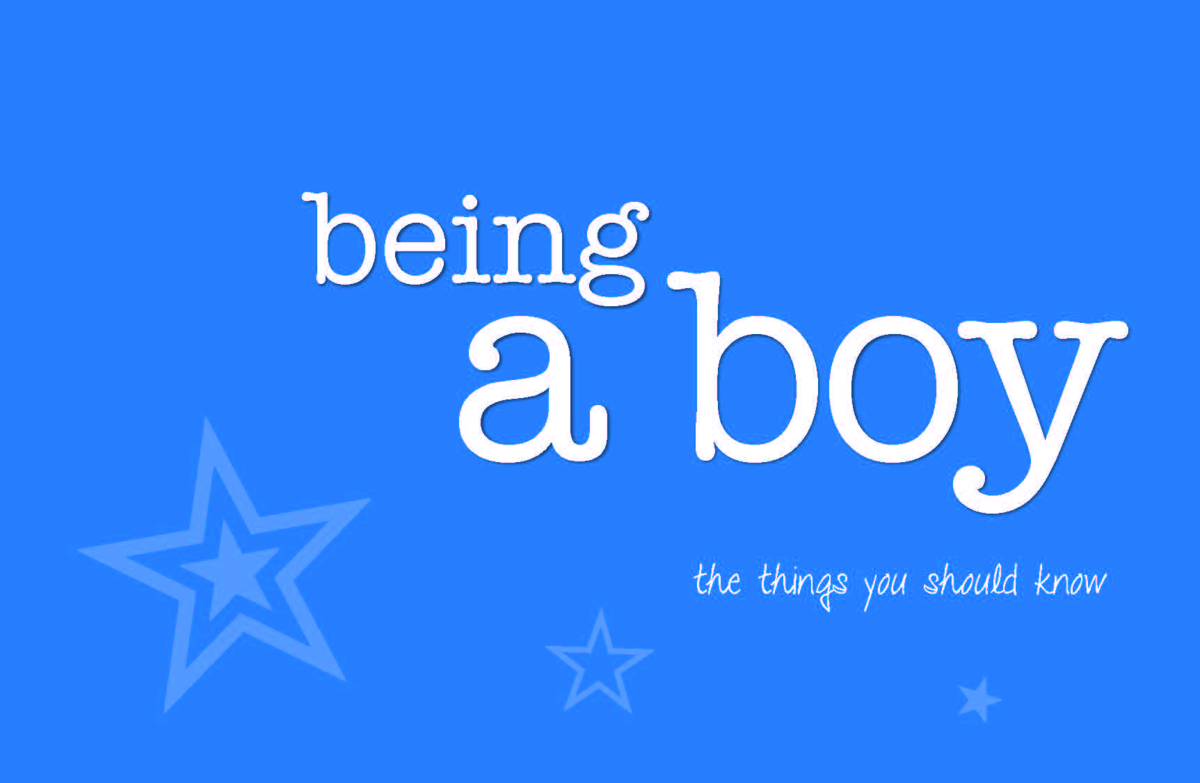Being A Boy