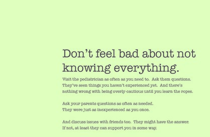 Being A New Parent