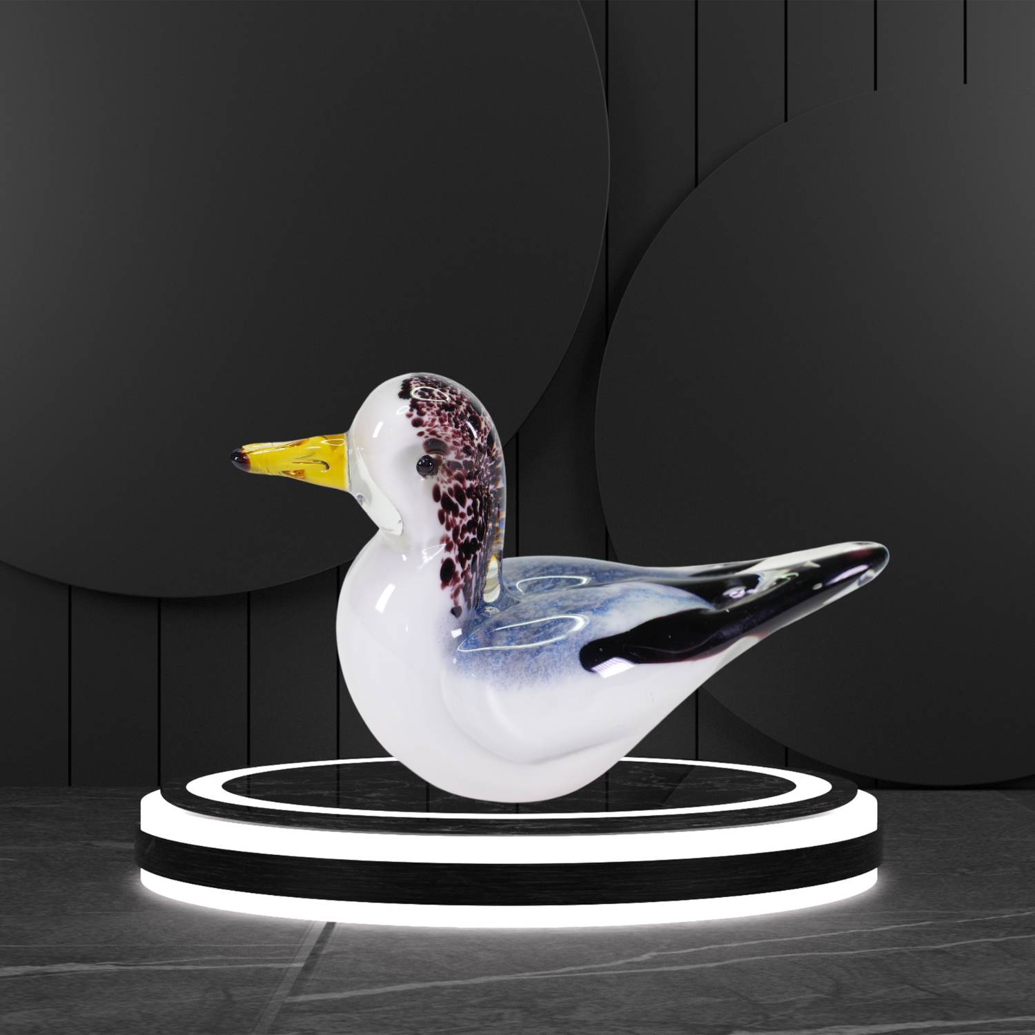 Zibo Handblown Art Glass - Sea Gull