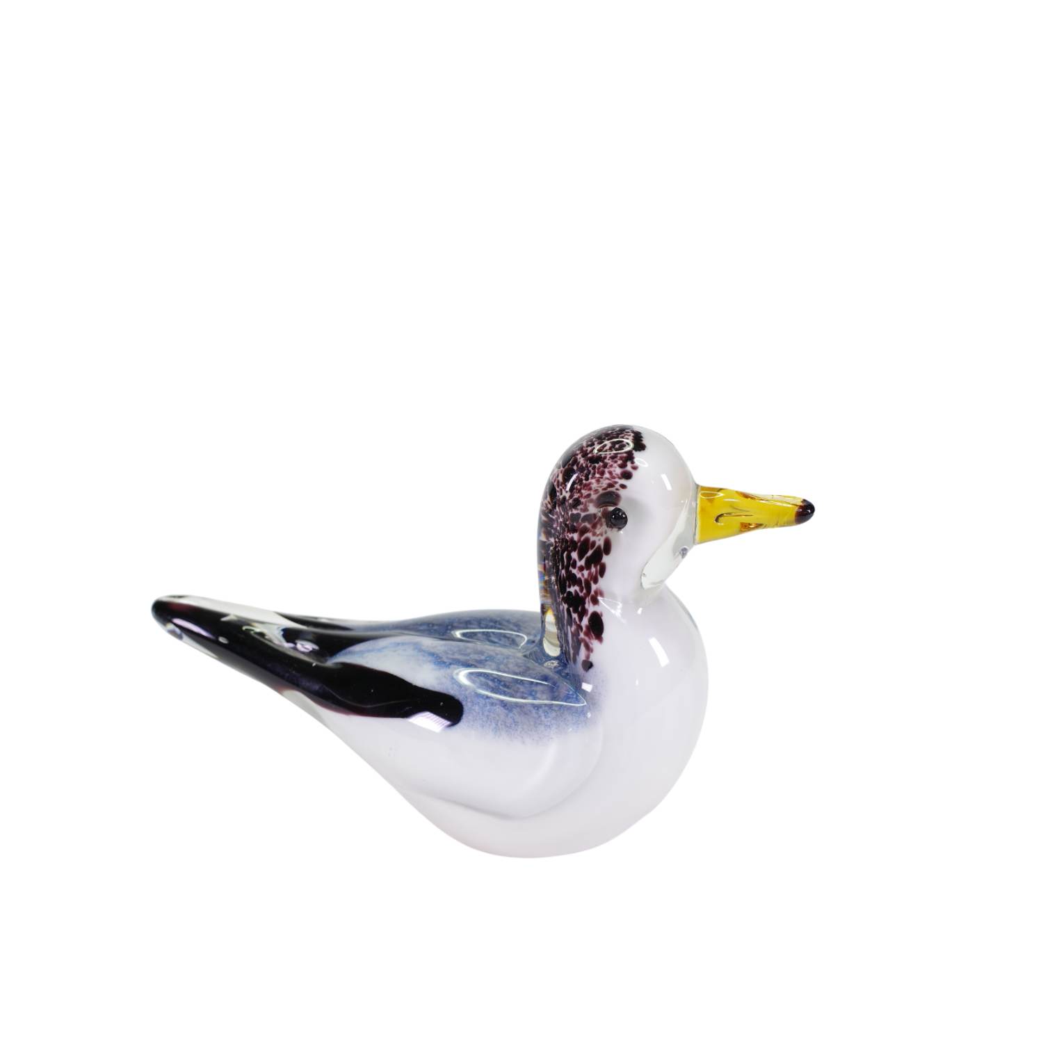 Zibo Handblown Art Glass -  Sea Gull, Large