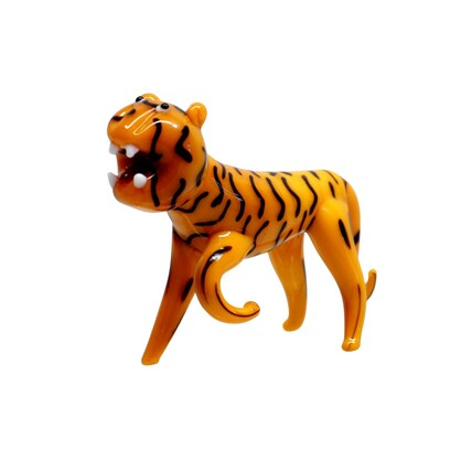 Handmade Glass Tiger