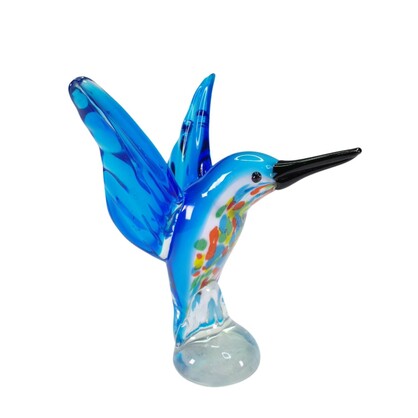 Zibo Handblown Art Glass - Humming Bird