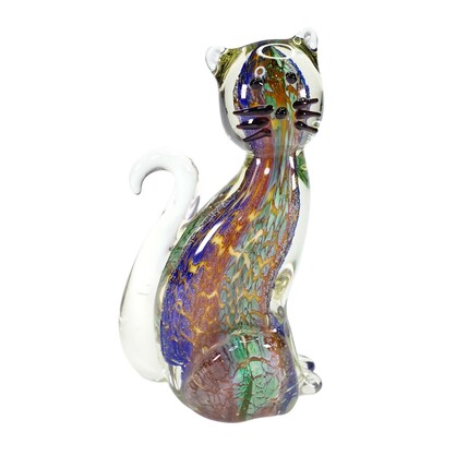 Zibo Handblown Art Glass - Cat