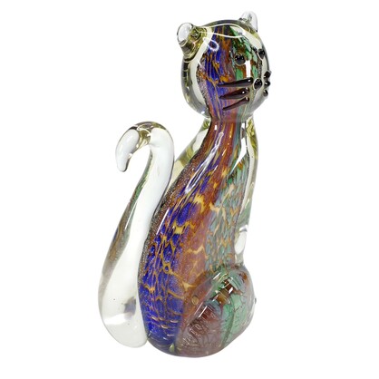 Zibo Handblown Art Glass - Cat