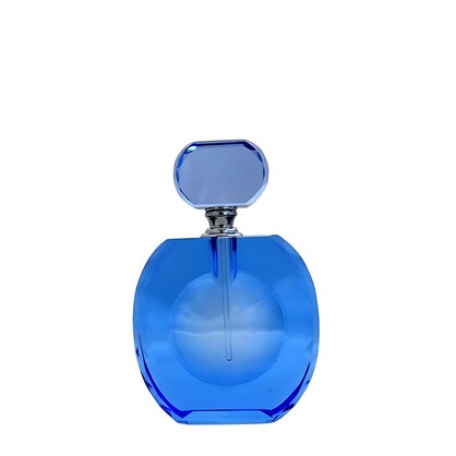 Blue K9 Glass Perfume Bottle 25ml - Screw on Stopper