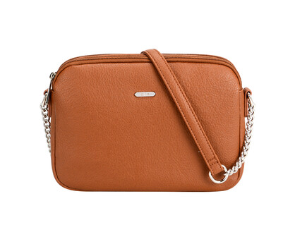 Silver Hardware Vegan Leather Crossbody Bag