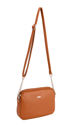 Silver Hardware Vegan Leather Crossbody Bag
