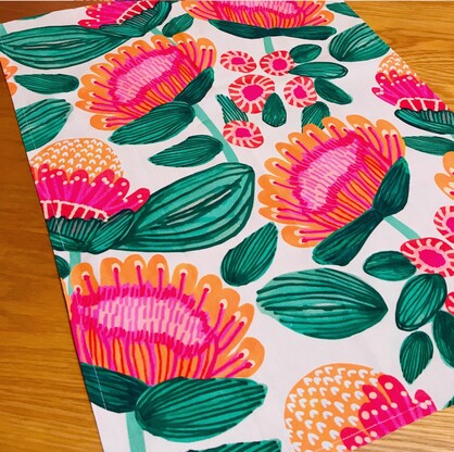 Wild Garden Tea Towel