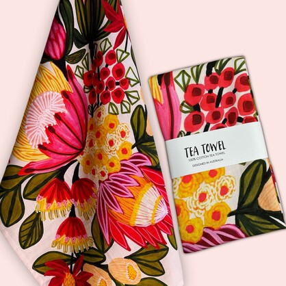 King Proteas Tea Towel