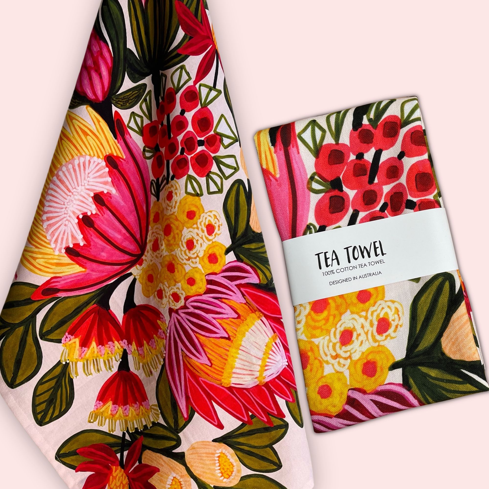 King Proteas Tea Towel