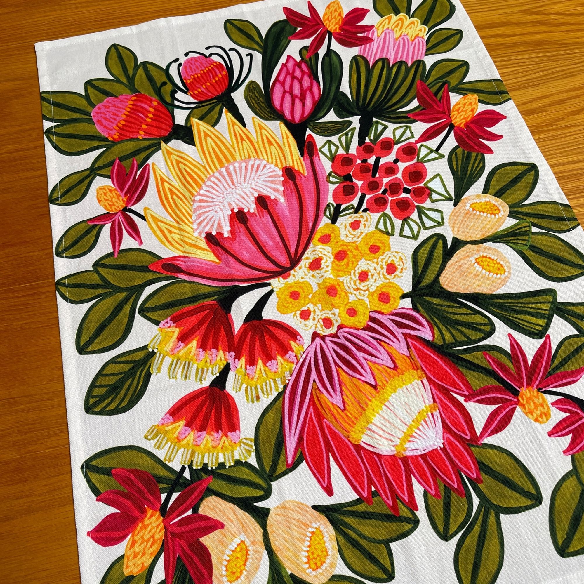 King Proteas Tea Towel