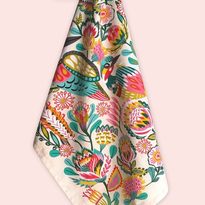 Kingfishers Tea Towel