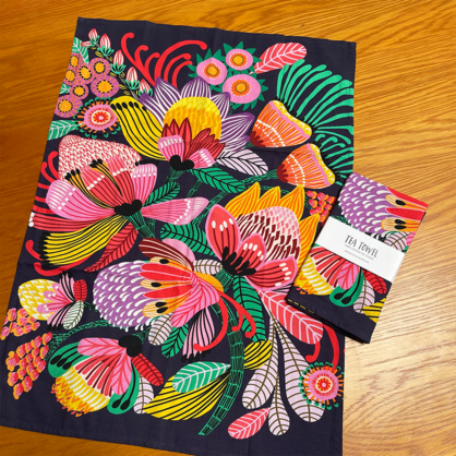 Wild Proteas Tea Towel
