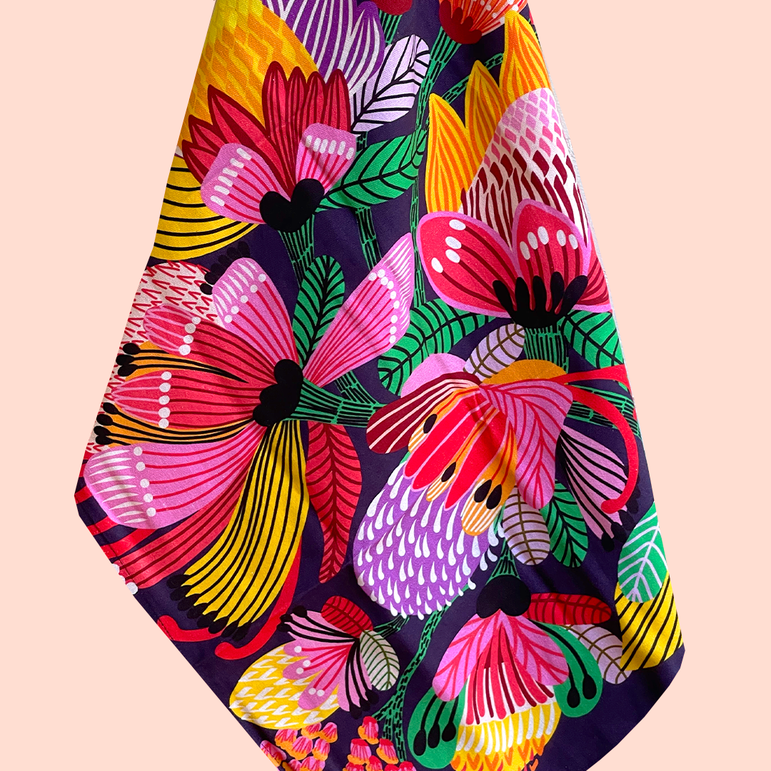 Wild Proteas Tea Towel
