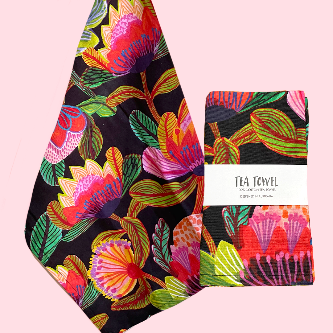 Protea Australis Tea Towel